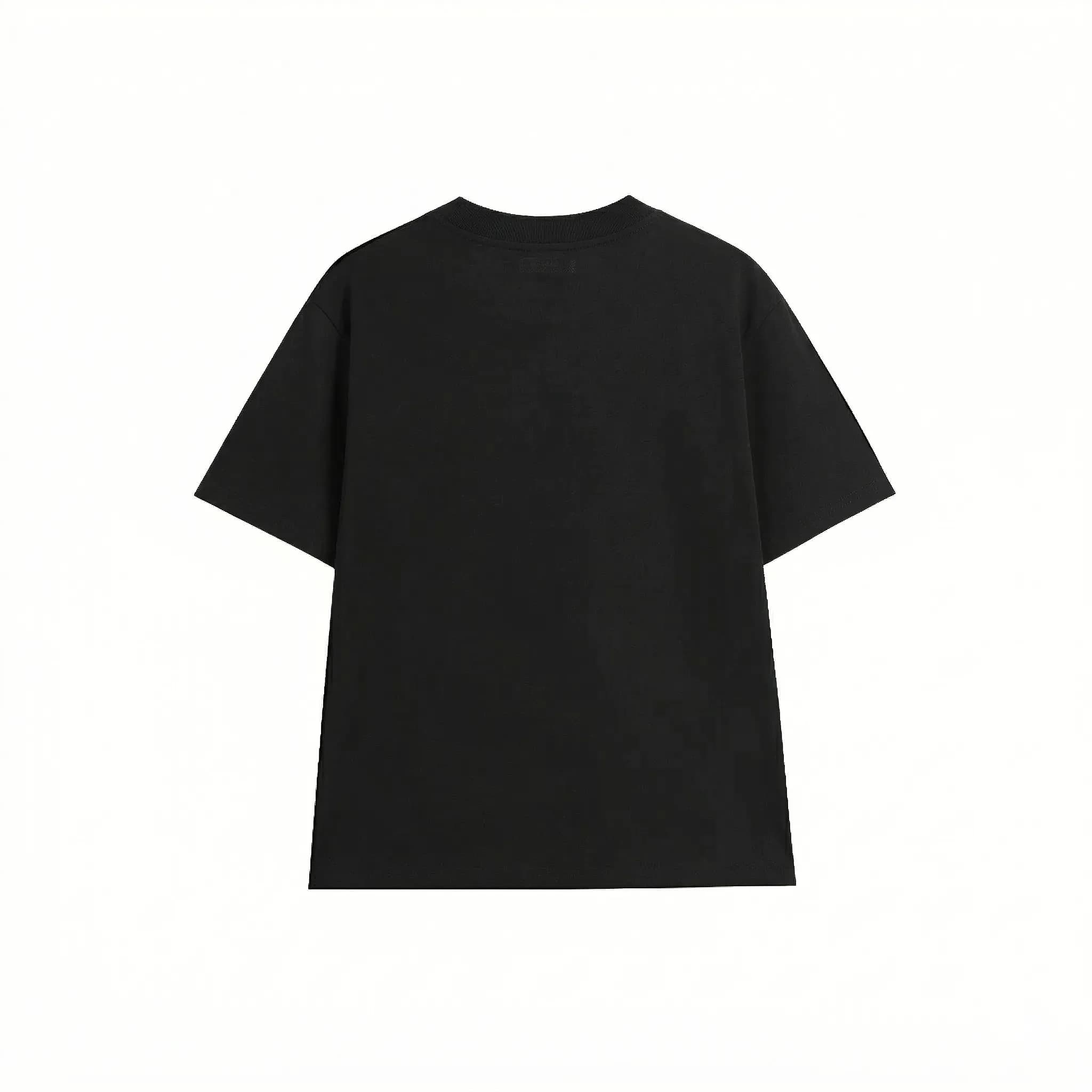 Premium black T-shirt mockup